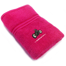 Personalised Motorcycle Large Gift Towels Terry Cotton Towel